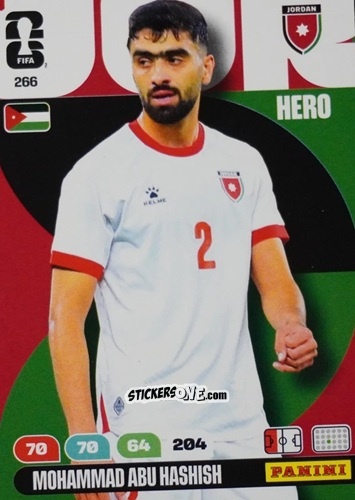Sticker Mohammad Abu Hashish - FIFA World Cup 2026. Adrenalyn XL
 n. 266 - Panini