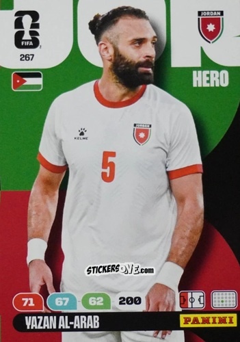 Sticker Yazan Al-Arab - FIFA World Cup 2026. Adrenalyn XL
 n. 267 - Panini