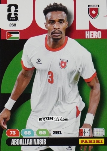 Sticker Abdallah Nasib - FIFA World Cup 2026. Adrenalyn XL
 n. 268 - Panini