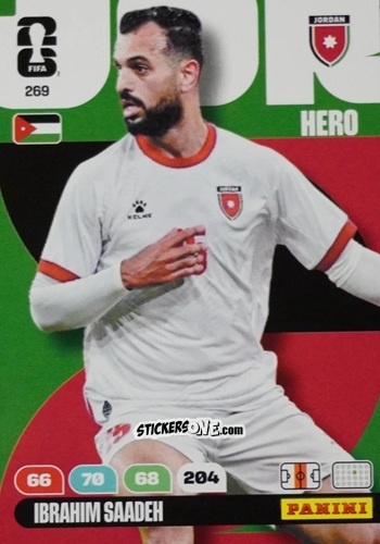 Sticker Ibrahim Saadeh - FIFA World Cup 2026. Adrenalyn XL
 n. 269 - Panini