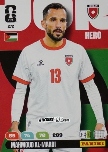Sticker Mahmoud Al-Mardi - FIFA World Cup 2026. Adrenalyn XL
 n. 272 - Panini