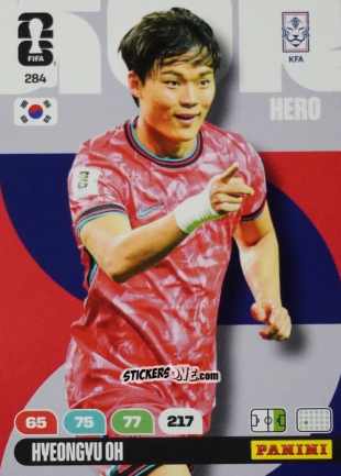 Figurina Hyeongyu Oh - FIFA World Cup 2026. Adrenalyn XL
 n. 284 - Panini