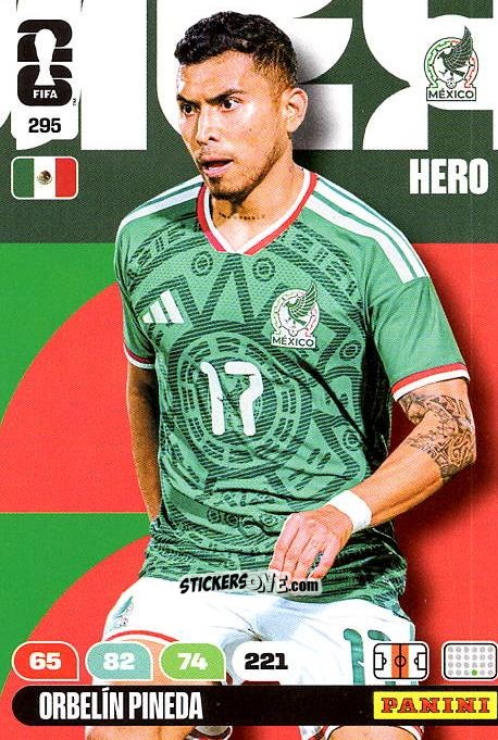 Figurina Orbelin Pineda - FIFA World Cup 2026. Adrenalyn XL
 n. 295 - Panini