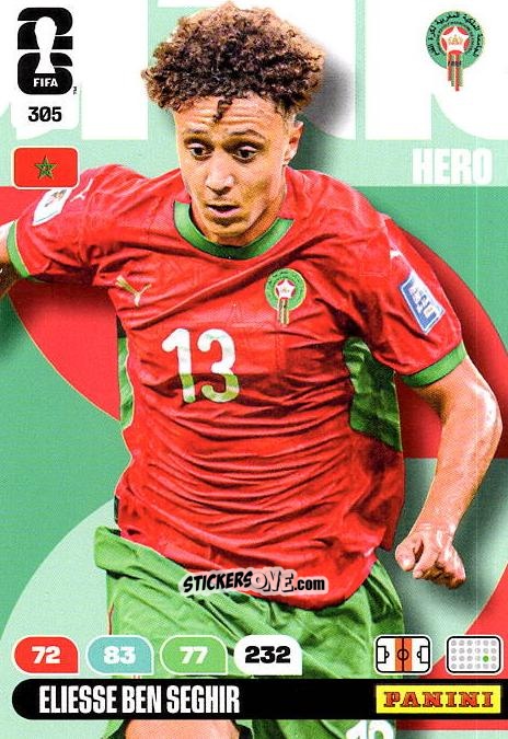 Figurina Eliesse Ben Seghir - FIFA World Cup 2026. Adrenalyn XL
 n. 305 - Panini