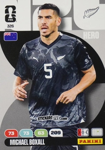 Cromo Michael Boxall - FIFA World Cup 2026. Adrenalyn XL
 n. 326 - Panini