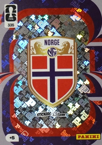 Cromo Team Crest - FIFA World Cup 2026. Adrenalyn XL
 n. 335 - Panini