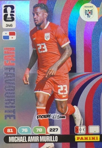 Cromo Michael Amir Murillo - FIFA World Cup 2026. Adrenalyn XL
 n. 346 - Panini
