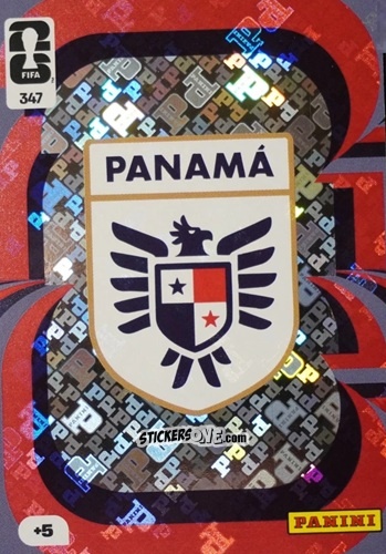Figurina Team Crest - FIFA World Cup 2026. Adrenalyn XL
 n. 347 - Panini