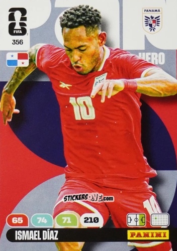 Cromo Ismael Diaz - FIFA World Cup 2026. Adrenalyn XL
 n. 356 - Panini