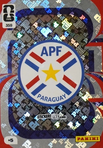 Figurina Team Crest - FIFA World Cup 2026. Adrenalyn XL
 n. 359 - Panini