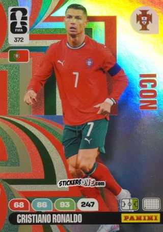 Figurina Cristiano Ronaldo - FIFA World Cup 2026. Adrenalyn XL
 n. 372 - Panini