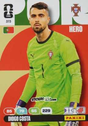 Cromo Diogo Costa - FIFA World Cup 2026. Adrenalyn XL
 n. 373 - Panini