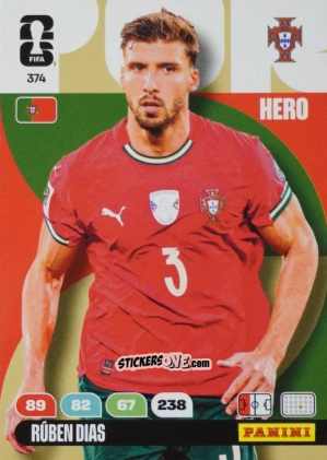 Figurina Ruben Dias - FIFA World Cup 2026. Adrenalyn XL
 n. 374 - Panini