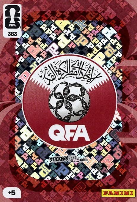 Figurina Team Crest - FIFA World Cup 2026. Adrenalyn XL
 n. 383 - Panini