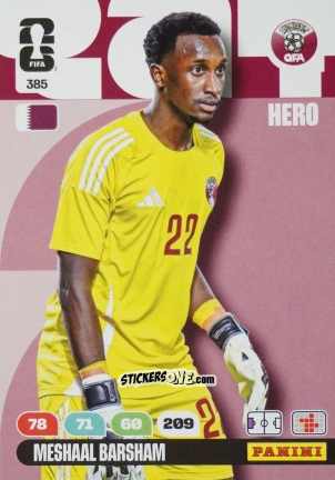 Figurina Meshaal Barsham - FIFA World Cup 2026. Adrenalyn XL
 n. 385 - Panini