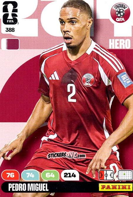 Figurina Pedro Miguel - FIFA World Cup 2026. Adrenalyn XL
 n. 388 - Panini
