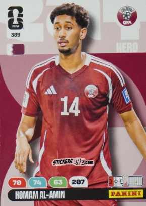 Figurina Homam Al-Amin - FIFA World Cup 2026. Adrenalyn XL
 n. 389 - Panini