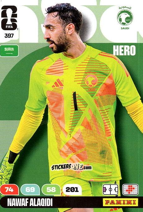 Sticker Nawaf Alaqidi - FIFA World Cup 2026. Adrenalyn XL
 n. 397 - Panini