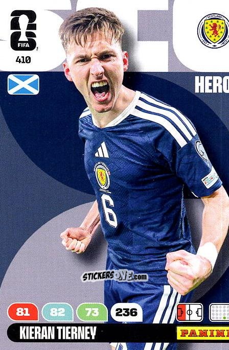 Figurina Kieran Tierney - FIFA World Cup 2026. Adrenalyn XL
 n. 410 - Panini