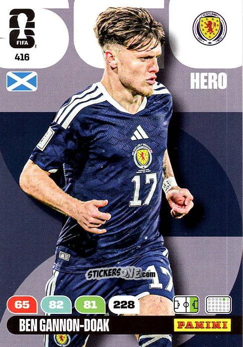 Sticker Ben Gannon-Doak - FIFA World Cup 2026. Adrenalyn XL
 n. 416 - Panini