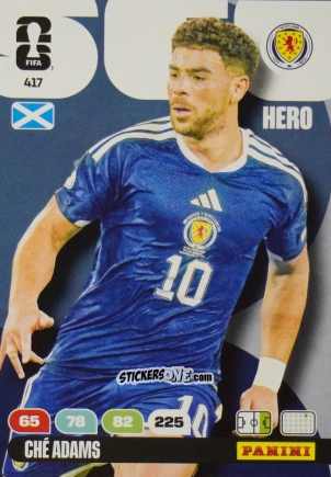 Sticker Che Adams - FIFA World Cup 2026. Adrenalyn XL
 n. 417 - Panini