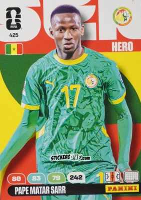 Sticker Pape Matar Sarr - FIFA World Cup 2026. Adrenalyn XL
 n. 425 - Panini