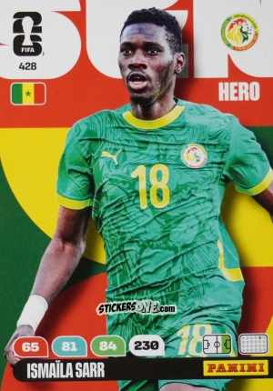 Sticker Ismaila Sarr - FIFA World Cup 2026. Adrenalyn XL
 n. 428 - Panini
