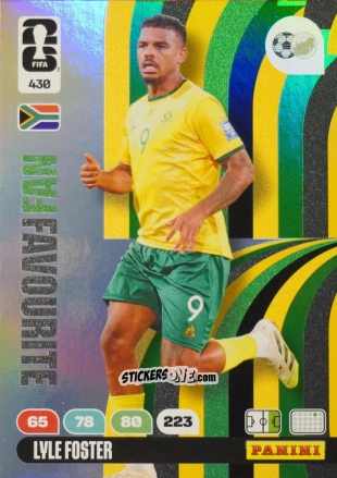 Cromo Lyle Foster - FIFA World Cup 2026. Adrenalyn XL
 n. 430 - Panini