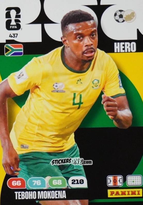 Sticker Teboho Mokoena - FIFA World Cup 2026. Adrenalyn XL
 n. 437 - Panini
