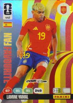 Figurina Lamine Yamal - FIFA World Cup 2026. Adrenalyn XL
 n. 442 - Panini