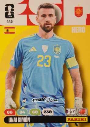 Figurina Unai Simon - FIFA World Cup 2026. Adrenalyn XL
 n. 445 - Panini