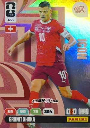 Figurina Granit Xhaka - FIFA World Cup 2026. Adrenalyn XL
 n. 456 - Panini