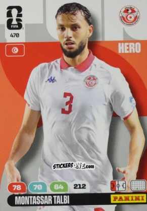 Figurina Montassar Talbi - FIFA World Cup 2026. Adrenalyn XL
 n. 470 - Panini