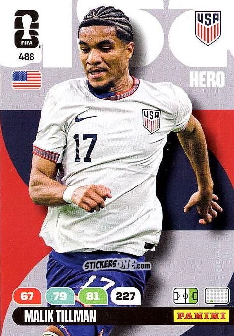 Sticker Malik Tillman - FIFA World Cup 2026. Adrenalyn XL
 n. 488 - Panini