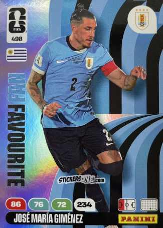 Cromo Jose Maria Gimenez - FIFA World Cup 2026. Adrenalyn XL
 n. 490 - Panini