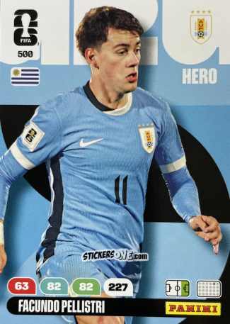 Figurina Facundo Pellistri - FIFA World Cup 2026. Adrenalyn XL
 n. 500 - Panini
