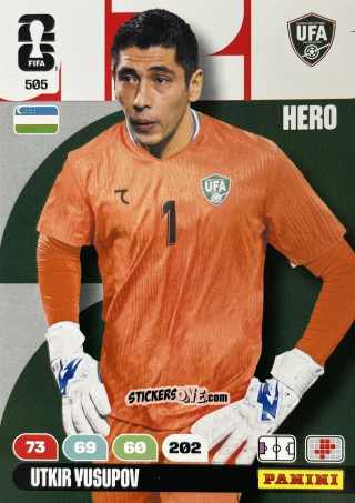 Cromo Utkir Yusupov - FIFA World Cup 2026. Adrenalyn XL
 n. 505 - Panini