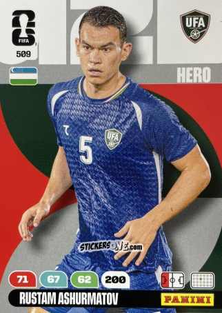 Cromo Rustam Ashurmatov - FIFA World Cup 2026. Adrenalyn XL
 n. 509 - Panini