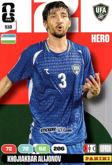 Cromo Khojiakbar Alijonov - FIFA World Cup 2026. Adrenalyn XL
 n. 510 - Panini