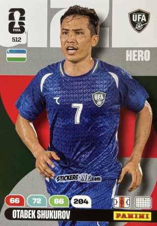 Cromo Otabek Shukurov - FIFA World Cup 2026. Adrenalyn XL
 n. 512 - Panini