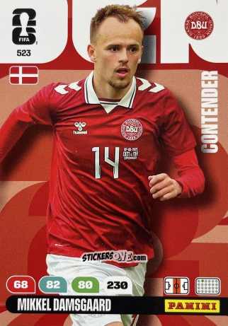 Sticker Damsgaard - FIFA World Cup 2026. Adrenalyn XL
 n. 523 - Panini