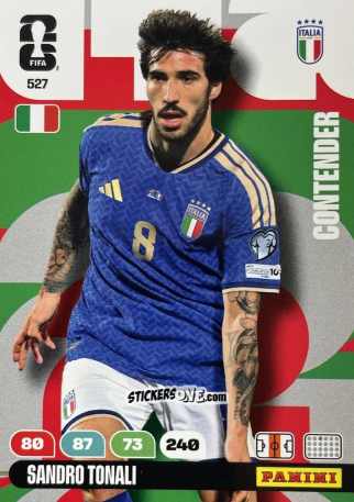 Sticker Tonali - FIFA World Cup 2026. Adrenalyn XL
 n. 527 - Panini