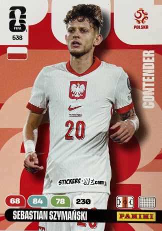 Sticker Szymanski - FIFA World Cup 2026. Adrenalyn XL
 n. 538 - Panini