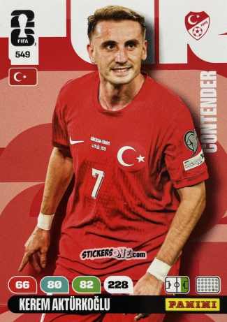Cromo Akturkoglu - FIFA World Cup 2026. Adrenalyn XL
 n. 549 - Panini