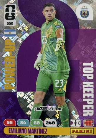 Figurina Emiliano Martinez - FIFA World Cup 2026. Adrenalyn XL
 n. 550 - Panini