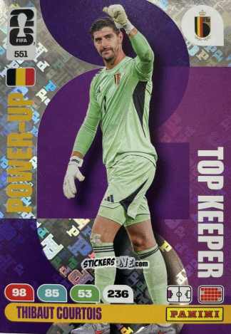 Figurina Courtois - FIFA World Cup 2026. Adrenalyn XL
 n. 551 - Panini