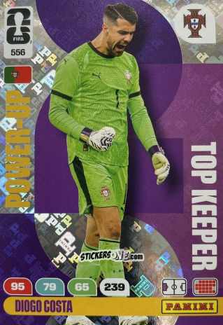 Cromo Diogo Costa - FIFA World Cup 2026. Adrenalyn XL
 n. 556 - Panini