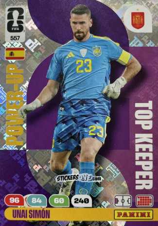 Figurina Unai Simon - FIFA World Cup 2026. Adrenalyn XL
 n. 557 - Panini