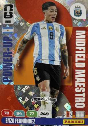 Sticker Enzo Fernandez - FIFA World Cup 2026. Adrenalyn XL
 n. 568 - Panini