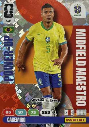 Figurina Casemiro - FIFA World Cup 2026. Adrenalyn XL
 n. 570 - Panini